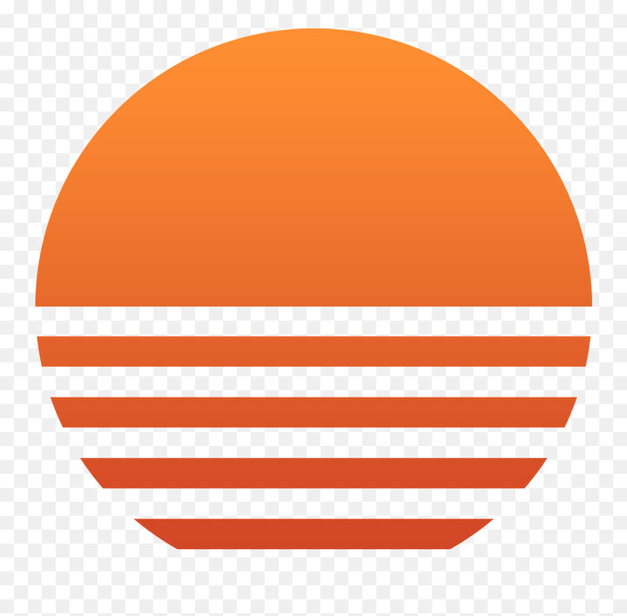 Sun Sunset Red Orange Sunrise Transparent Png Images U2013 Free - Transparent Retro Sunset Clipart Emoji,Sunrise Clipart