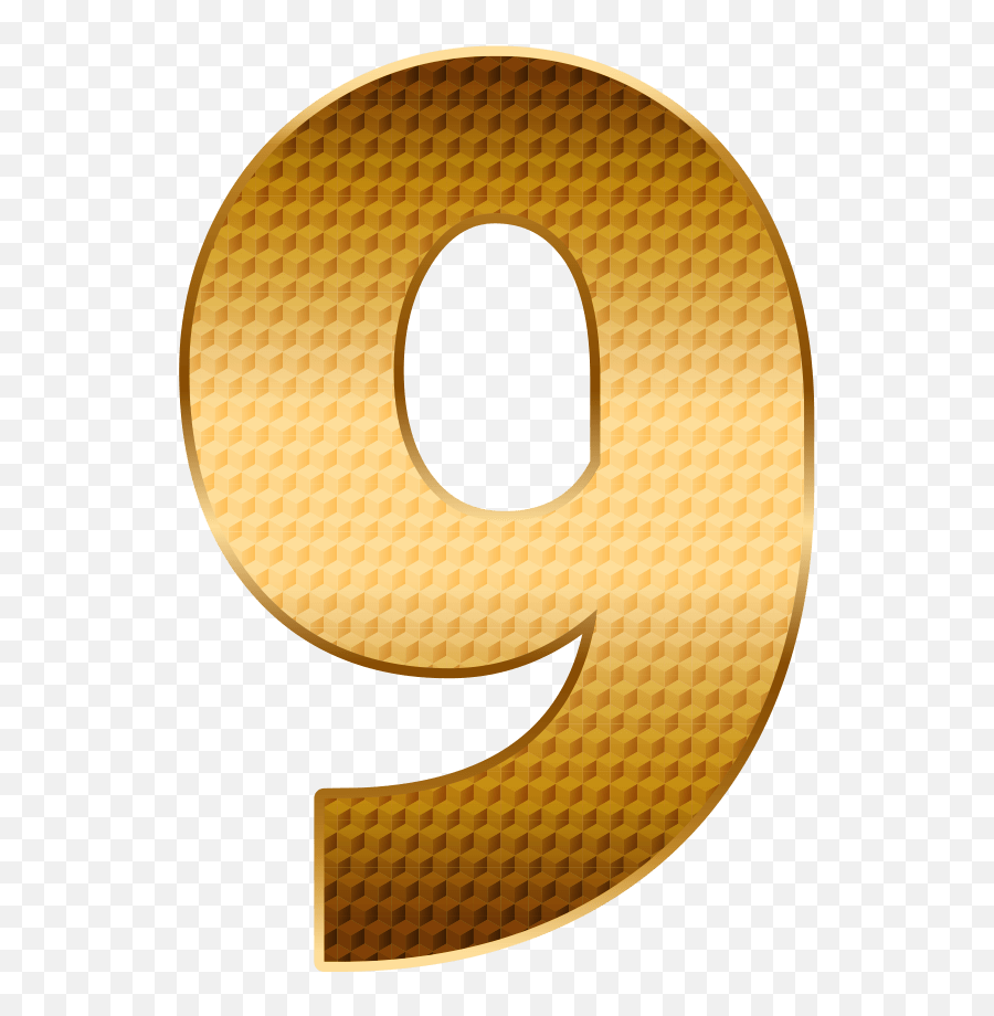 Number 9 Gold Png Image Free Download - Dot Emoji,Gold Png