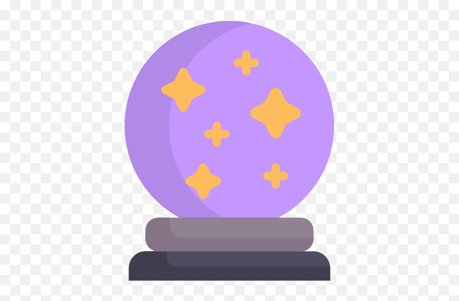Crystal Ball Free Icon Of Halloween Emoji,Crystal Ball Transparent