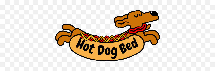 Hot Dog Bed For Dogs U2013 Treat Your Dog U2013 They Deserve It Emoji,Hot Dogs Logo