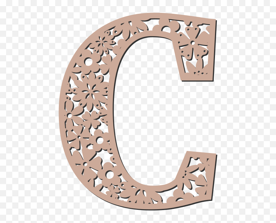 Decorative Floral Letters Alphabet Font Patterns Emoji,Letter J Clipart