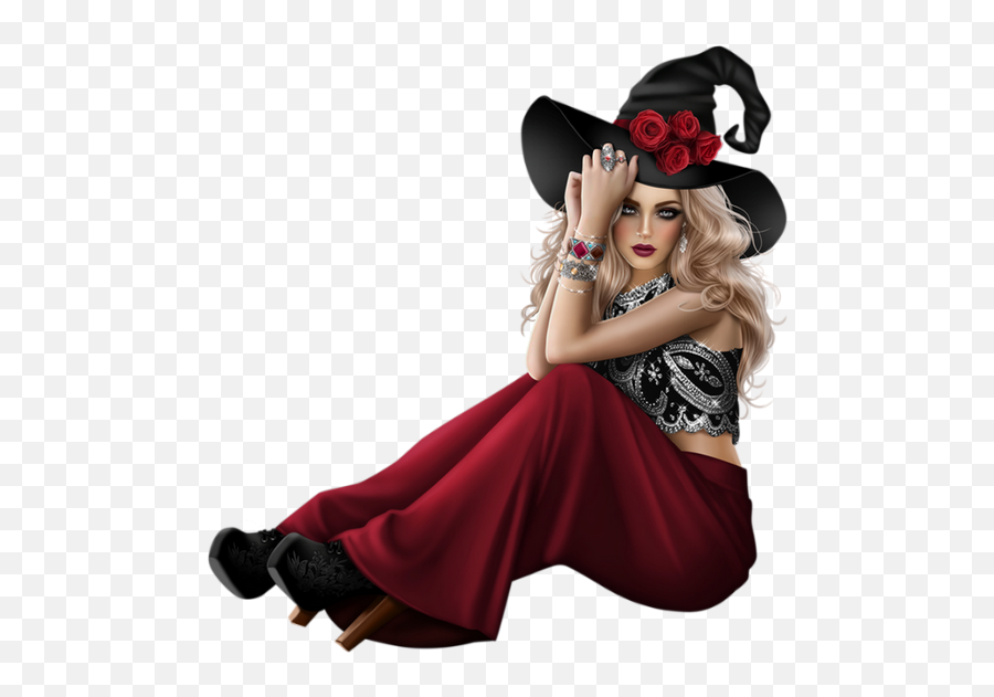 Cart Witch Red Flowers Png Official Psds Emoji,Red Flowers Png