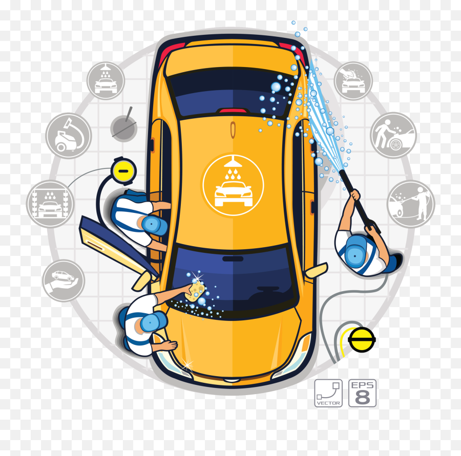 Download Shop Car Detailing Illustration Wash Auto Emoji,Professional Clipart