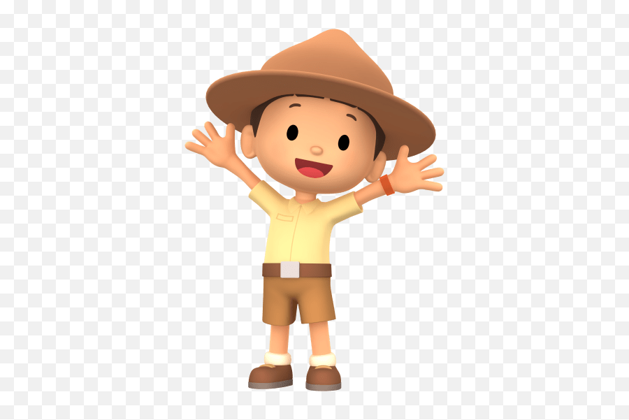 Leo The Wildlife Ranger Hands Up Transparent Png - Stickpng Emoji,Hands Up Clipart