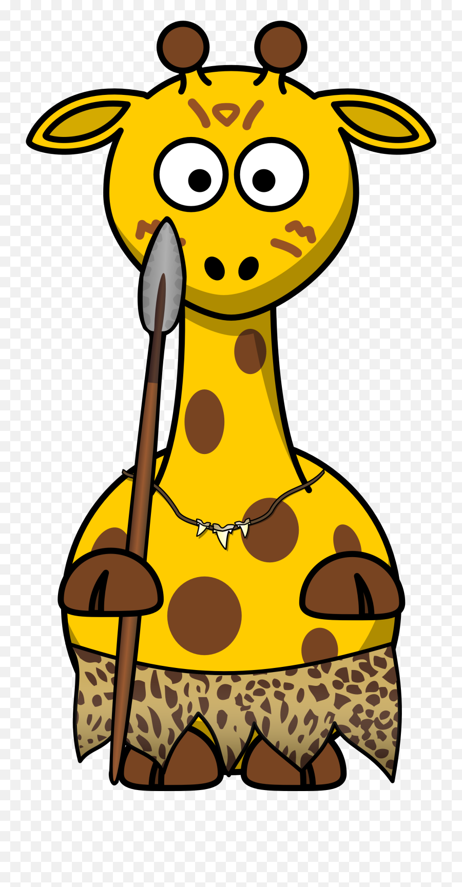 Giraffe Wild 1969px 642 - Cartoon Animals Clipart Png Emoji,Wild Animal Clipart