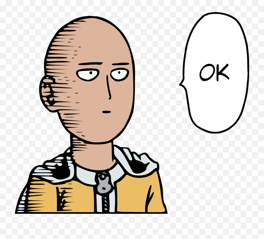 One Punch Man - One Punch Man Stickers Emoji,Transparent Color