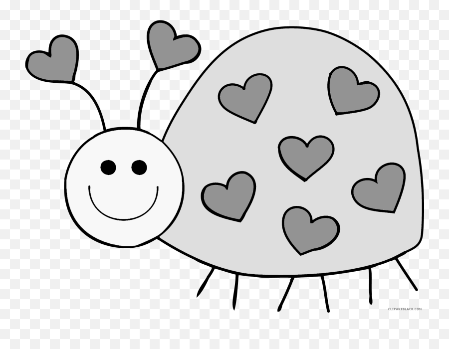 Cute Bug Animal Free Black White Clipart Images Clipartblack - Happy Emoji,Cute Llama Clipart