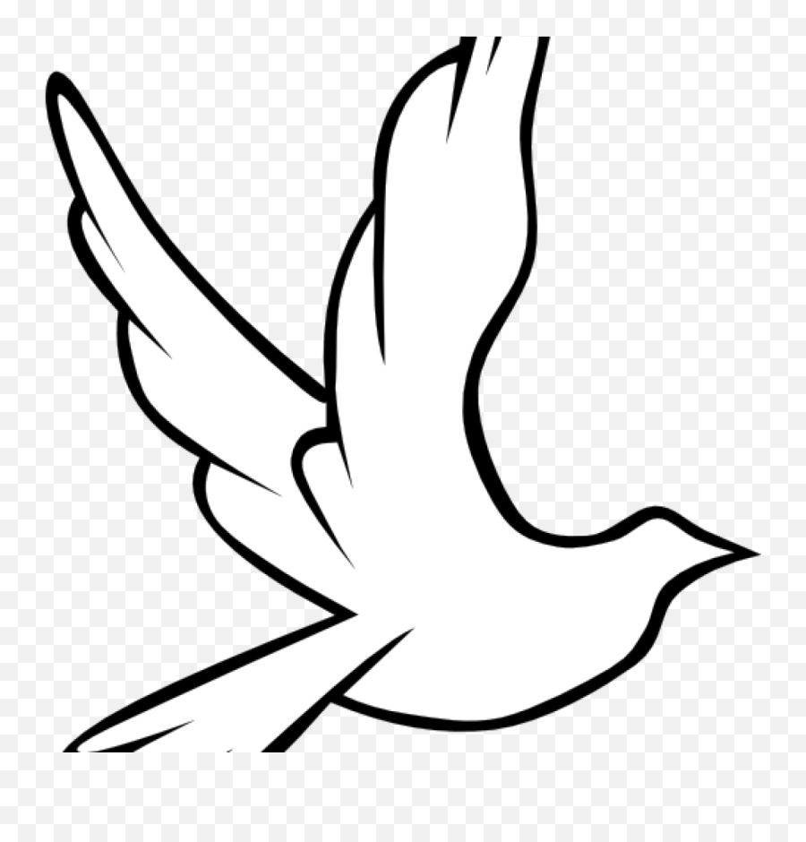 Dove Images Clip Art Rainbow Clipart Hatenylo - Holy Spirit Dove Drawing Png Emoji,Rainbow Clipart Black And White