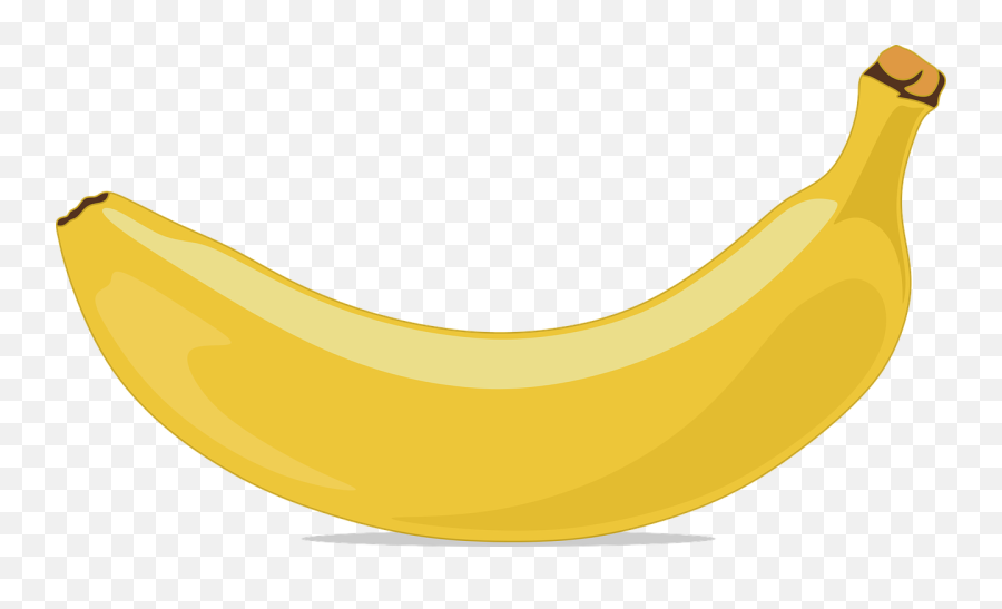 Healthy Sweet Food Banana Fruit - Transparent Banana Vector Emoji,Banana Clipart