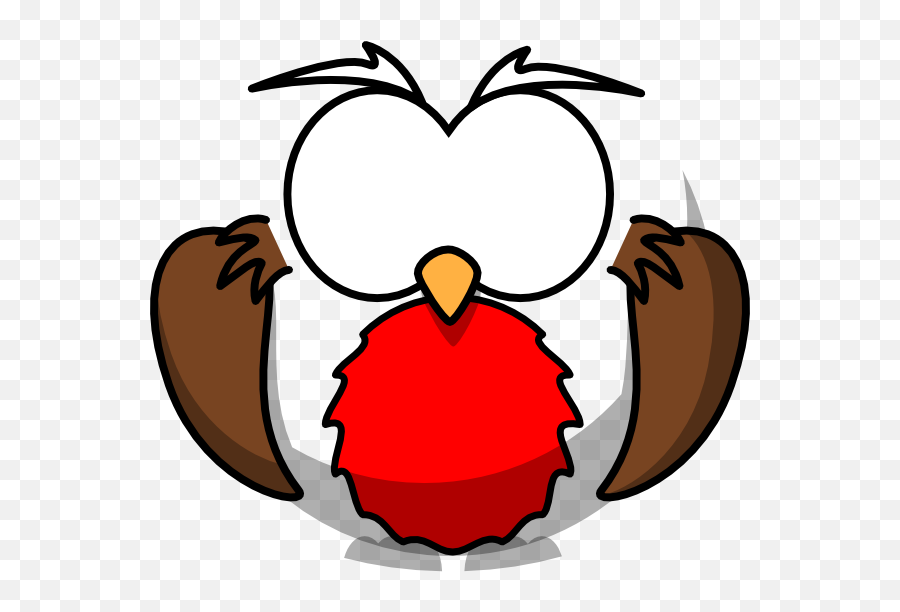 Robin Clip Art At Clkercom - Vector Clip Art Online Cartoon Blue Owl Emoji,Robin Clipart