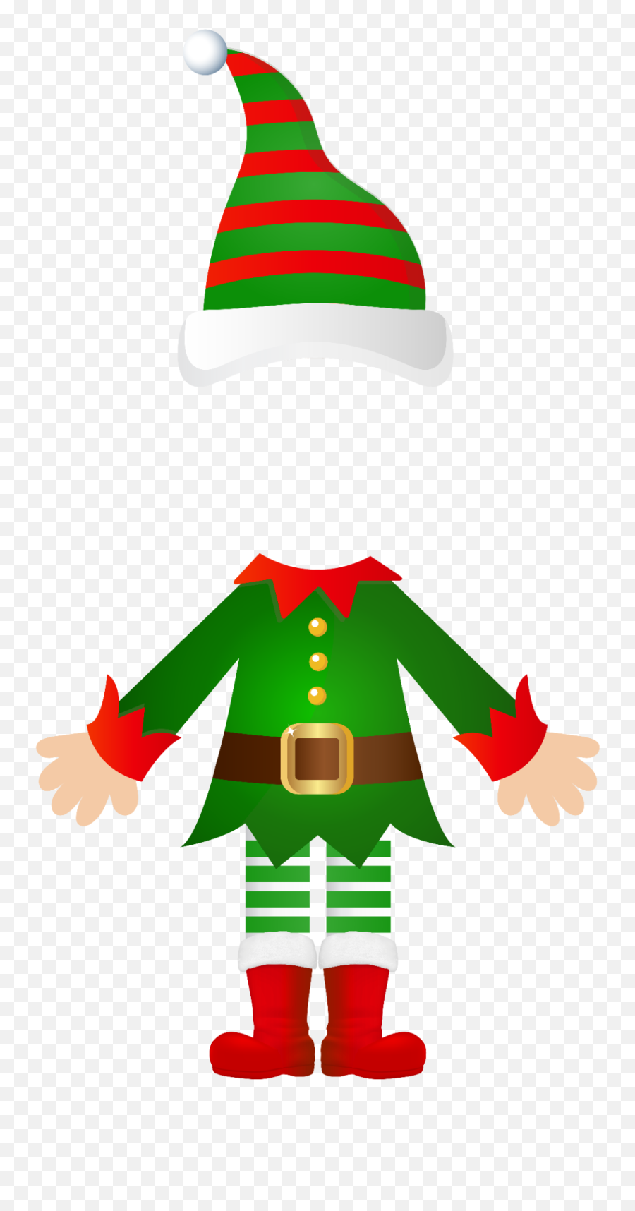 Elf Yourself Blank Printable Png Template - Christmas Elf Png Emoji,Template Png