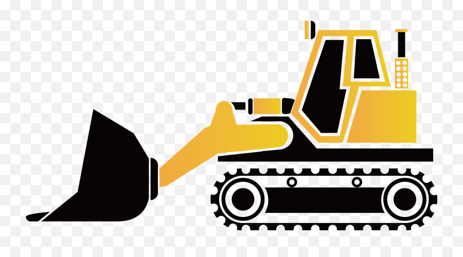 Bulldozer Vector Transparent Png Image - Vector Logo Caterpillar Png Emoji,Caterpillar Logo