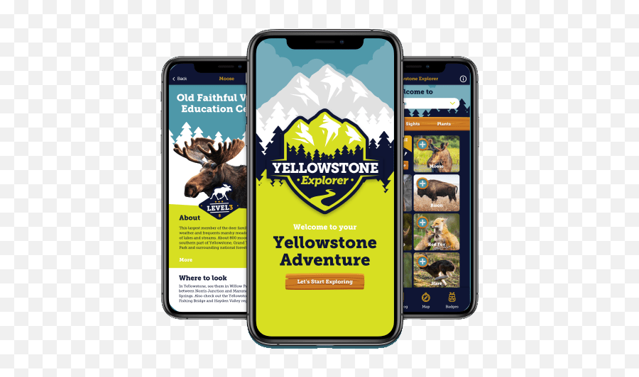 Yellowstone Explorer App See Yellowstone National Park Animals - Smartphone Emoji,Yellowstone Logo