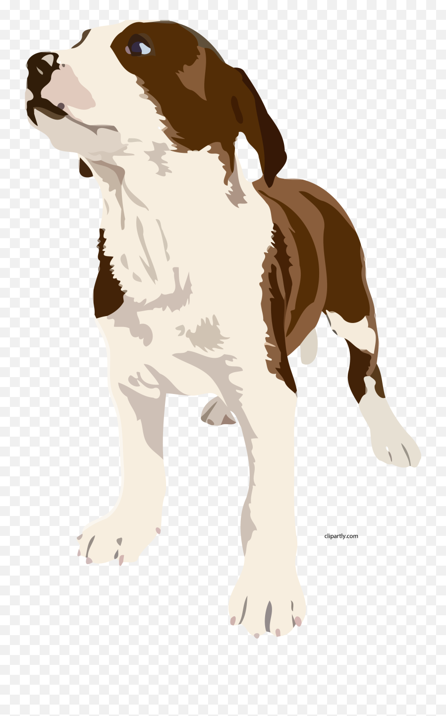 Dog Clipart Black And White Png - Dog Clipart Realistic Emoji,Dog Clipart Black And White