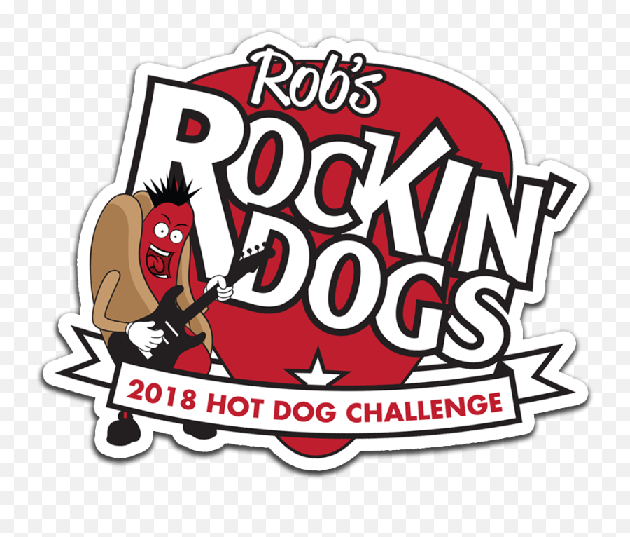 Robu0027s Rockinu0027 Dogsu0027 Hot Dog Eating Challenge Covington Weekly Emoji,Hot Dog Logo