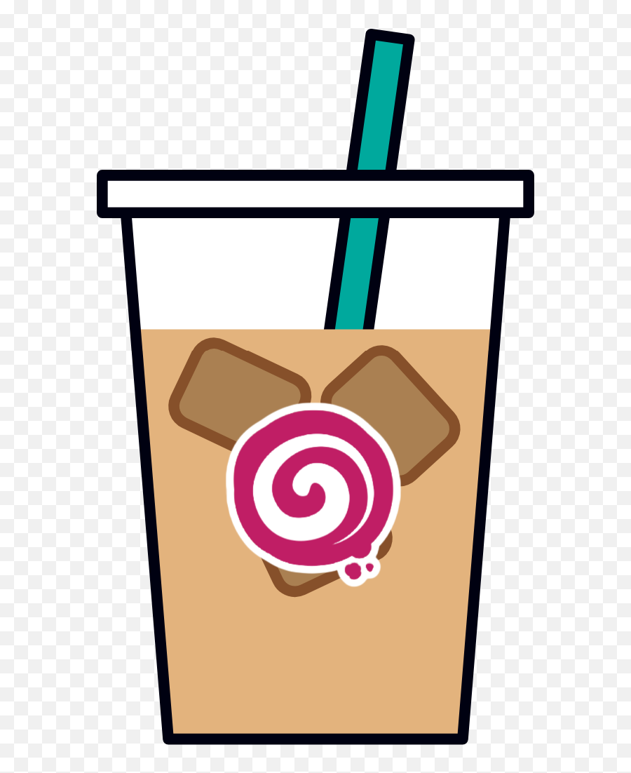 16 Oz Iced Latte Emoji,Dunkin Donuts Clipart