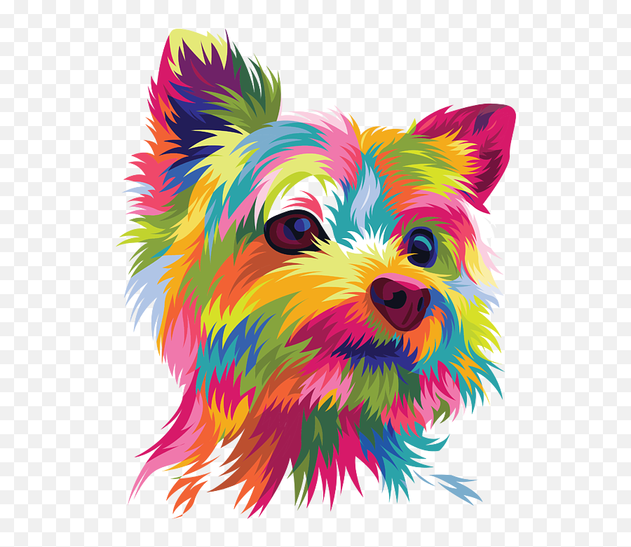 Yorkshire Terrier Yorkie Pop Art Dog Graphic Gift Greeting Emoji,Yorkie Clipart