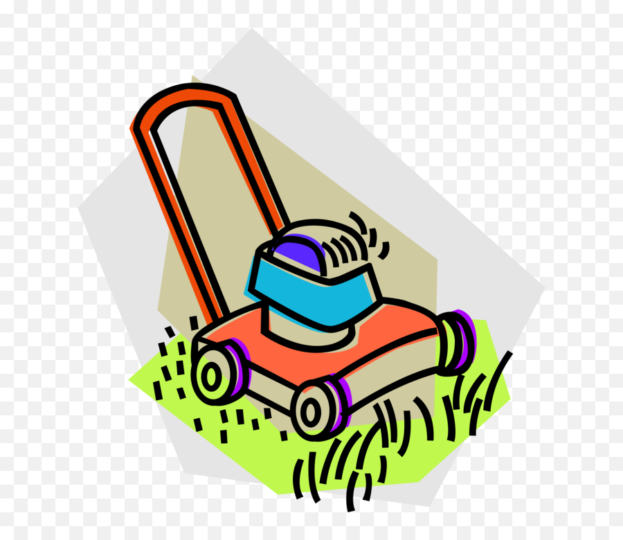 Lawn Mower Royalty Free Vector Clip Art - Yardwork Clipart Translucent Emoji,Lawn Mower Clipart