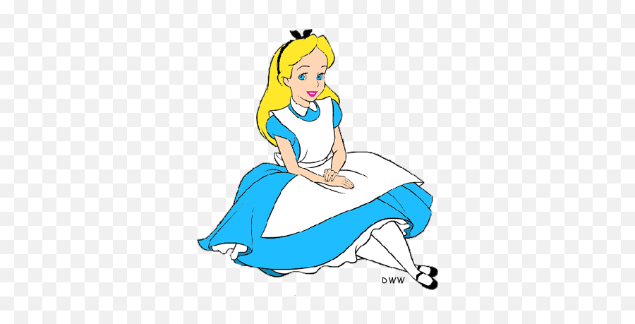 Alice In Wonderland Clip Art Clipart 2 - Alice In Wonderland Clipart Emoji,Alice In Wonderland Clipart
