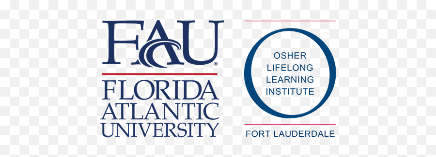 Osher Lifelong Learning Institute - Vertical Emoji,Fau Logo