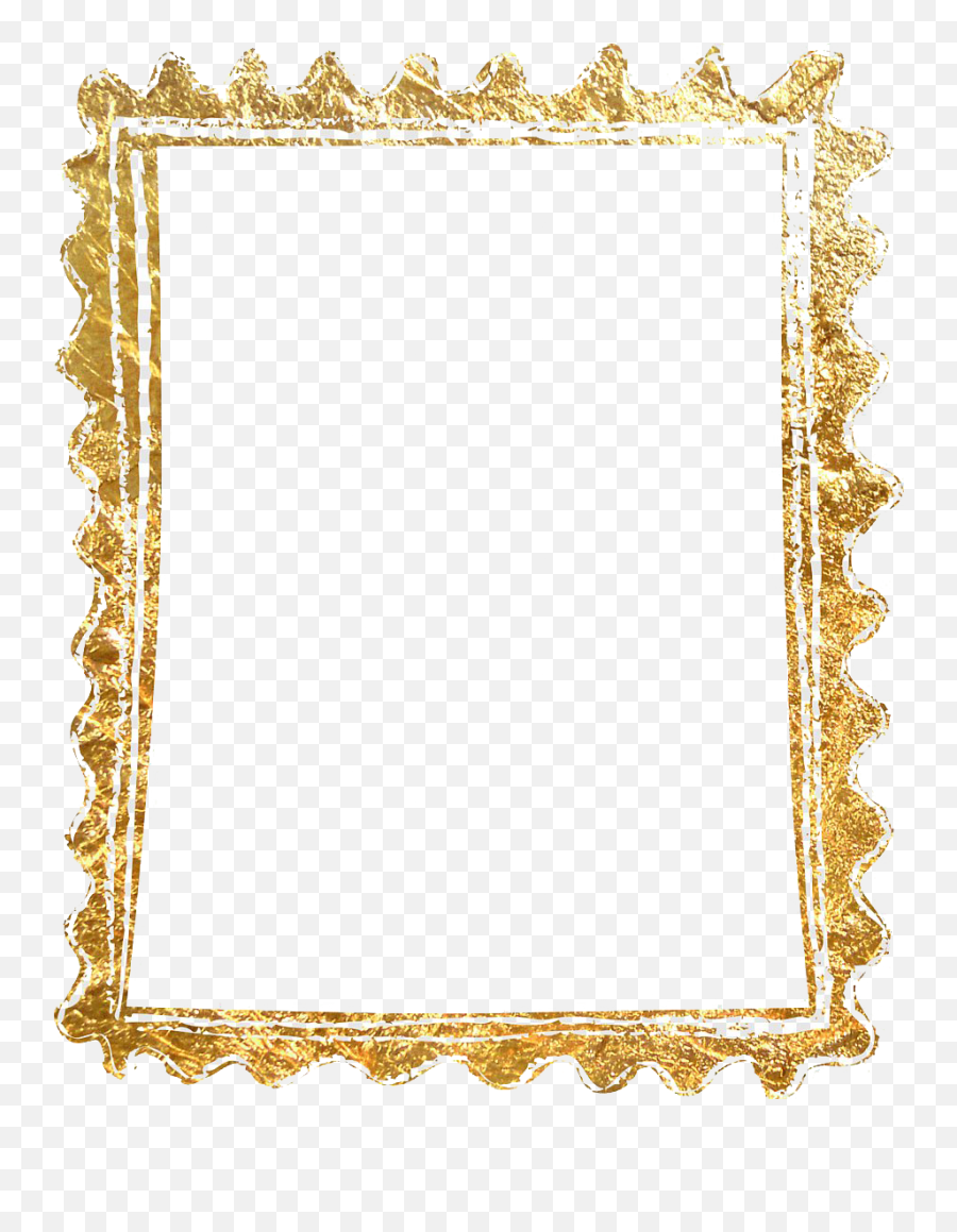 Rectangle Golden Frame Border Png Transparent Picture Png Mart - Bingkai Sertifikat Warna Gold Emoji,Gold Border Png