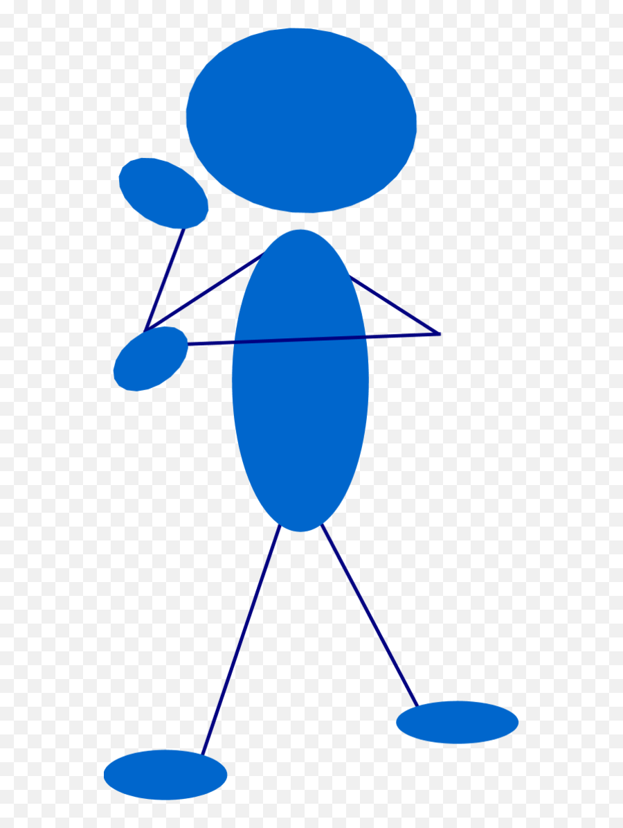 Person Thinking Download Free Clip Art - Blue Stick Man Thinking Emoji,Person Thinking Clipart