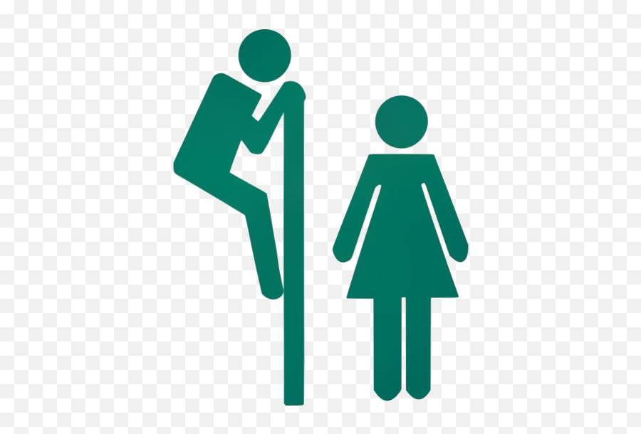 Black Restroom Signs Men Women Clipart Png Restroom Signs Emoji,Women Clipart