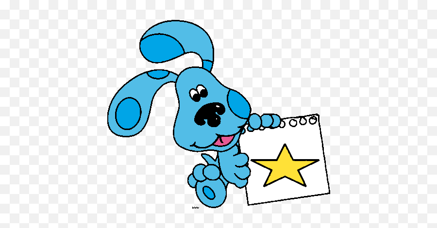 Blue S Clues Clipart Quality Cartoon Characters Clipart - Blues Clues Clipart Emoji,Characters Clipart