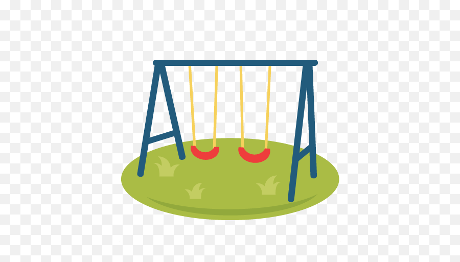 Playground Swings Svg Scrapbook Cut - Transparent Background Swing Set Clipart Emoji,Playground Clipart