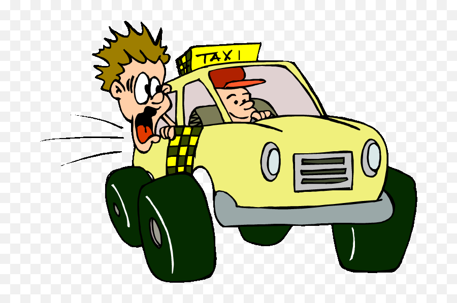 Taxi - Take A Taxi Cartoon Emoji,Taxi Clipart
