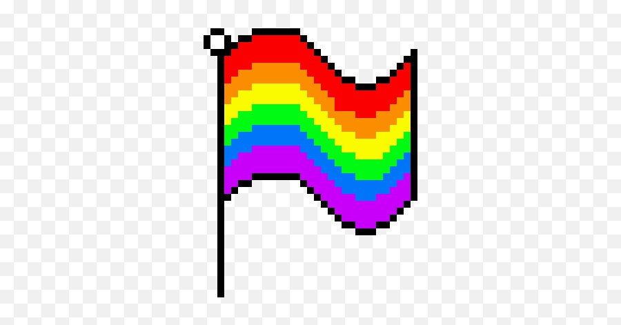 Gay Pride Flag - Wobbuffet Pokemon Pixel Art Emoji,Gay Pride Flag Png