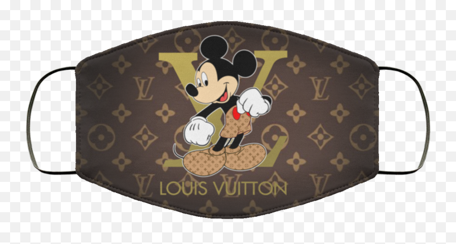 Louis Vuitton Face Mask With Mickey Mouse Msu Program - Nike Chelsea Face Mask Emoji,Mickey Mouse Face Png