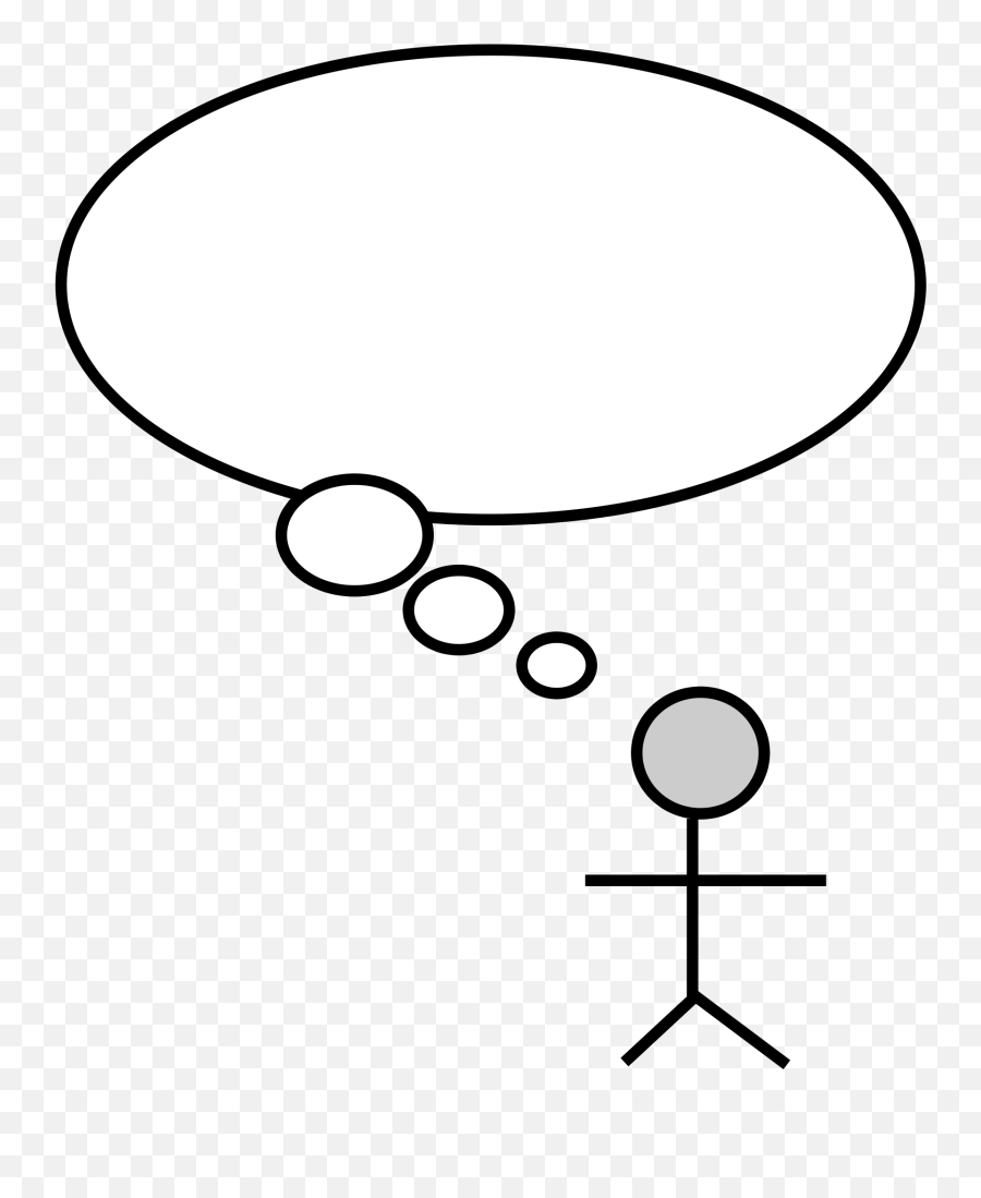 Reflection Clipart Kid Thought Bubble Reflection Kid - Stick People Thinking Bubble Emoji,Thought Bubble Clipart