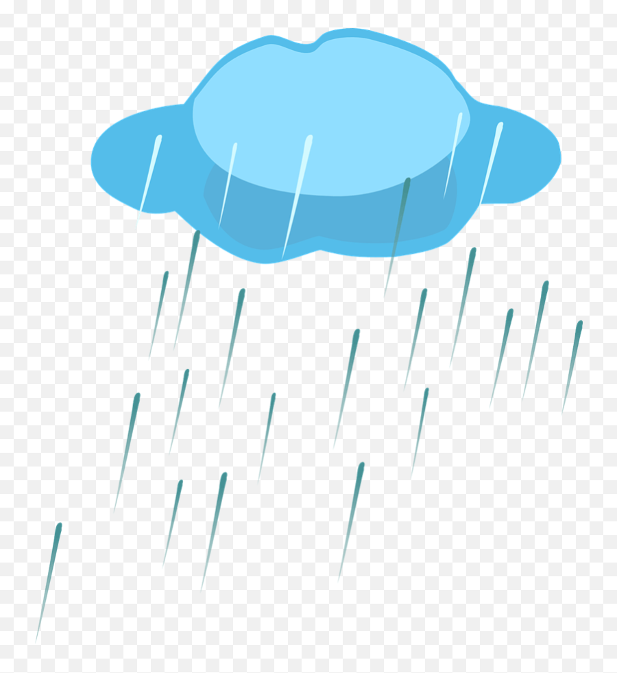 Rain Showers Clip Art - Rain Shower Clipart Emoji,Shower Clipart
