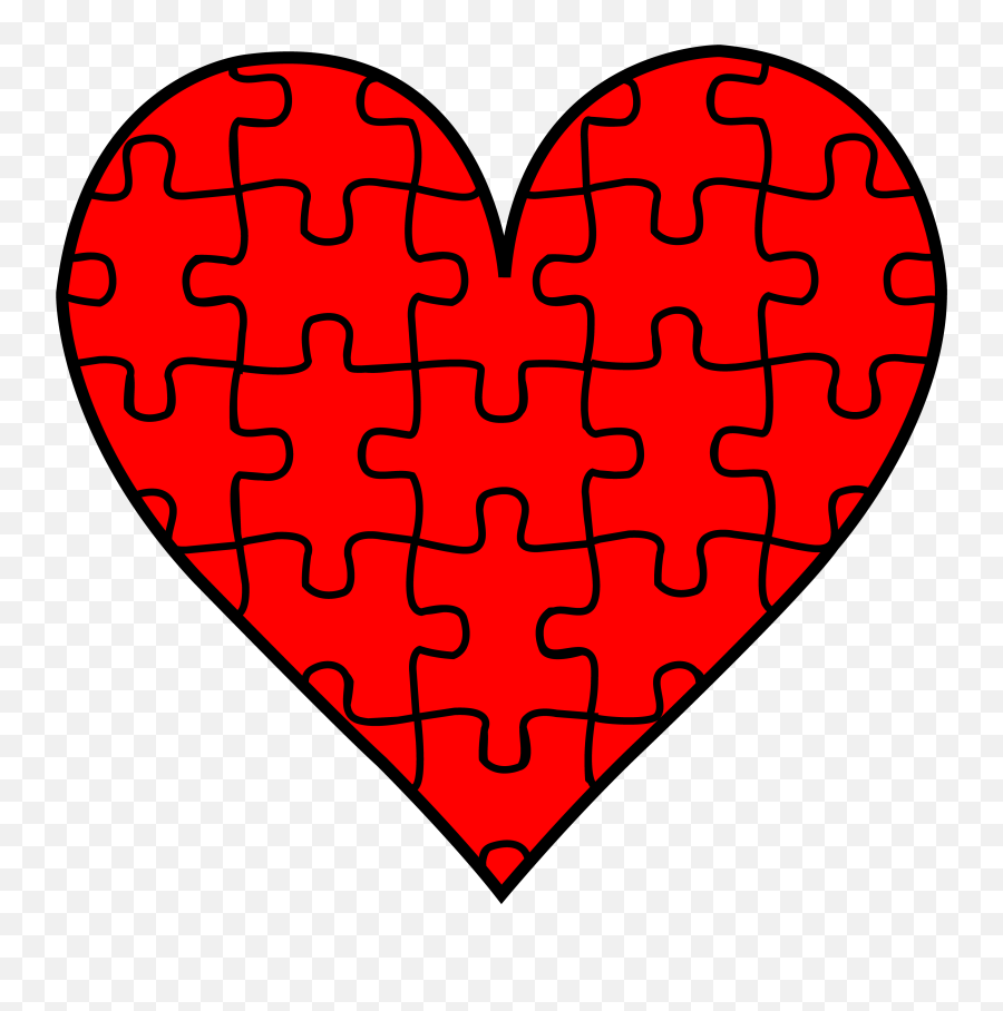 Library Of Heart Puzzle Graphic - Girly Emoji,Puzzle Clipart