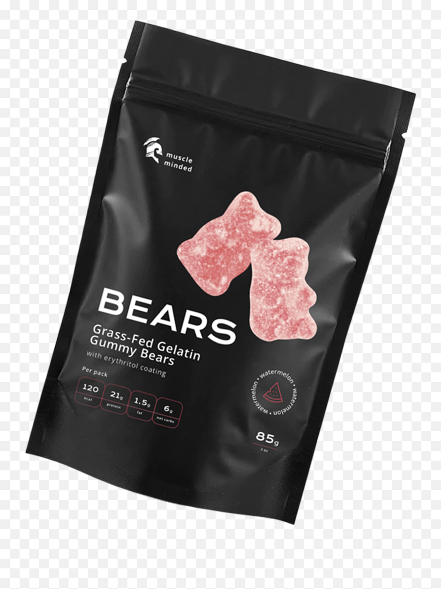 Muscle Minded Bears The Worldu0027s First Grass - Fed Gummy Bear Emoji,Gummy Bear Png