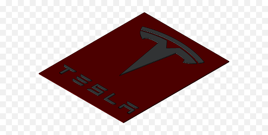 Tesla Motors Logo 3d Cad Model Library Grabcad Emoji,Tesla Motors Logo