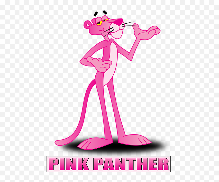 Bleed Area May Not Be Visible - Pink Panther Transparent Emoji,Panther Transparent