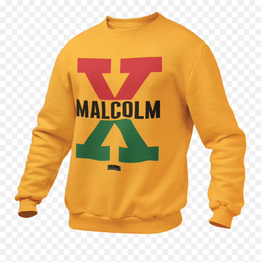 Malcolm X Red And Green Ii - Unisex Sweatshirt Emoji,Malcolm X Png