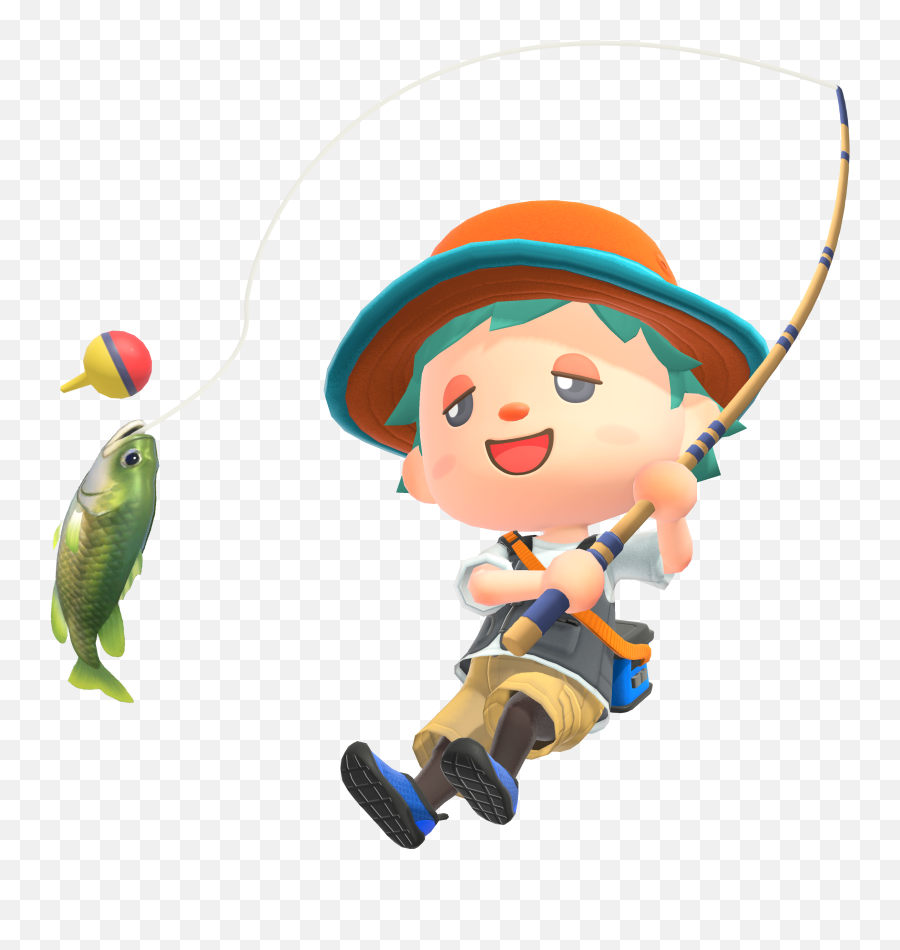 Animal Crossing New Horizons Fishing Rod Clipart - Full Size Animal Crossing Fishing Pole Emoji,Fishing Pole Clipart