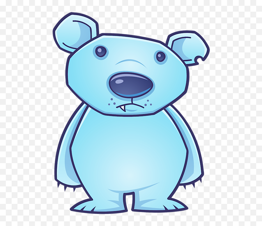 Polar Bear Cub Long Sleeve T - Shirt For Sale By John Schwegel Emoji,Bear Cub Clipart