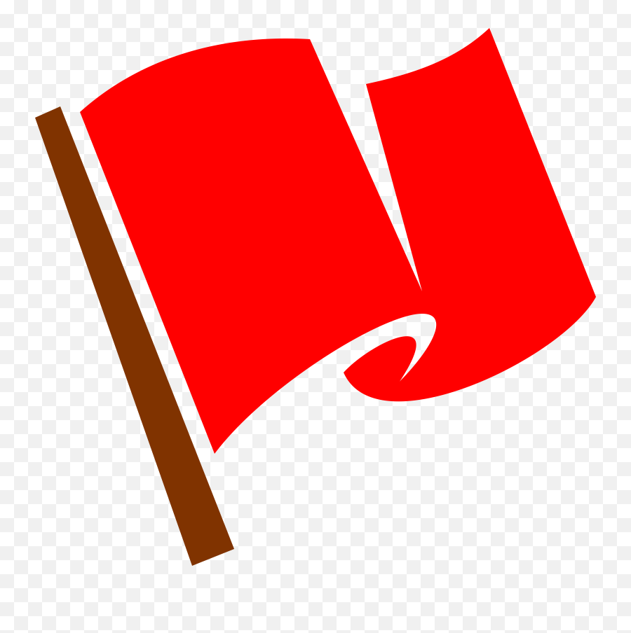 Red Flag Clipart Free Download Transparent Png Creazilla - Clipart Red Flag Png Emoji,Us Flag Clipart