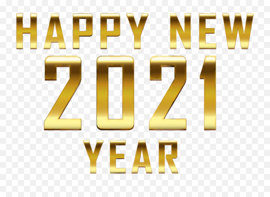 Happy New Year 2021 Gold Png Clipart - Happy 2021 New Year Png Emoji,Happy New Year 2020 Clipart
