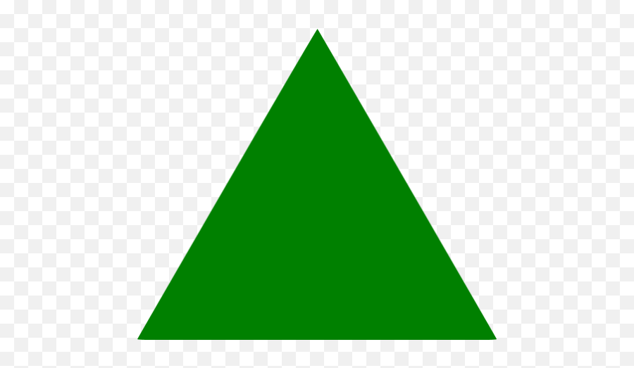 Green Triangle Icon - Green Triangle Png Emoji,Green Png
