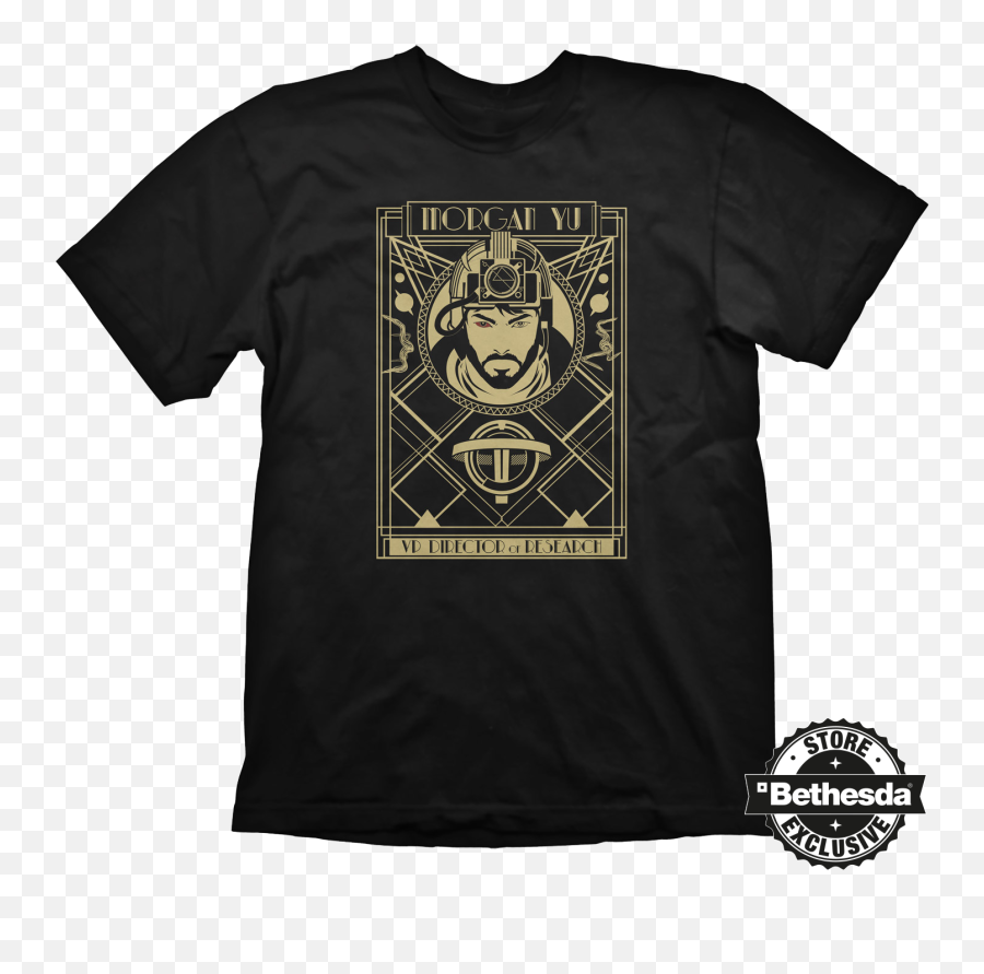 Prey T - Doom Pentagram T Shirt Emoji,Art Deco Logo
