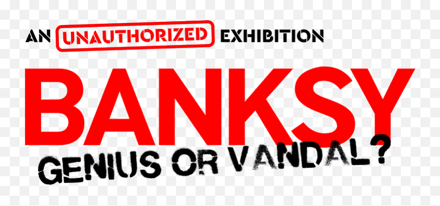 Banksy Genius Or Vandal - Immersive Exhibition Fitranx For Kids Emoji,Genius Logo