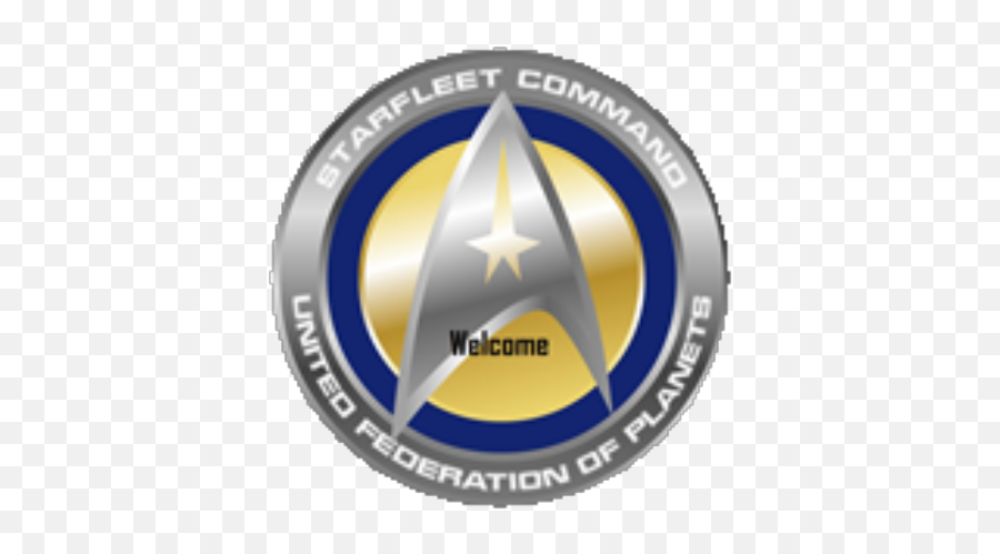 Starfleet Command Welcome Badge - Roblox Starfleet Command Emoji,Starfleet Logo