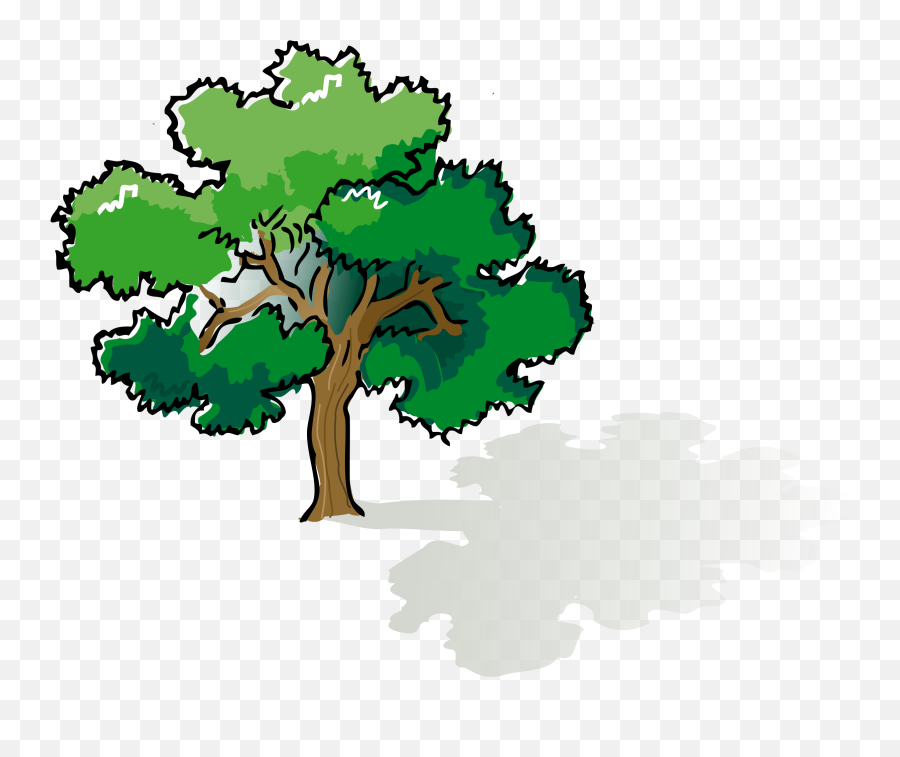 Oak Tree Clip Art - White Oak Tree Clipart Emoji,Trees Clipart
