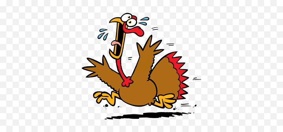 Cute Thanksgiving Turkey Cartoon - Clip Art Library Scared Turkey Clip Art Emoji,Thanksgiving Turkey Clipart