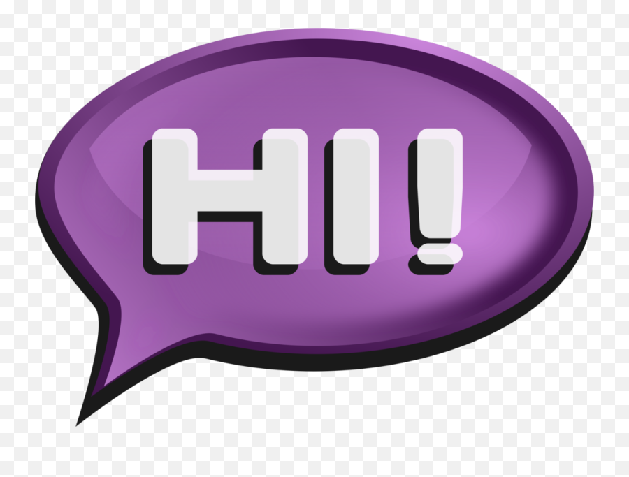 Word Bubble Clip Art Speech Bubble Clip Art Clipart Free - Hi Clip Art Emoji,Thought Bubble Clipart